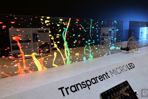Samsung birinchi shaffof microLED displeyni taqdim etdi