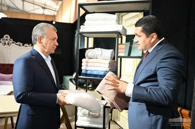 andijon, ishlab chiqarish, mebel sanoati, paxtachilik, prezident, sanoat, xitoy