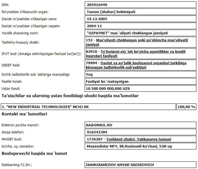 приватизация, paynet