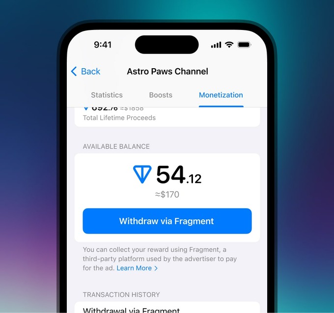 telegram, обновление, реклама
