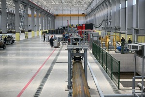 Buxorodagi Qorako‘l EIZda quvur ishlab chiqarish korxonasi ishga tushirildi