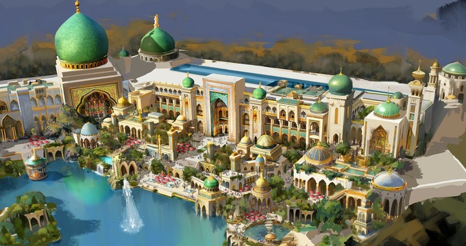 aqsh, park, the grand serai, way ii, yangi toshkent