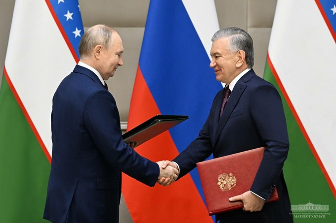 rossiya, shavkat mirziyoyev, vladimir putin