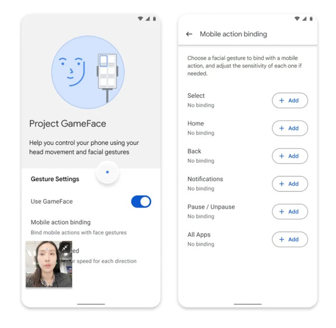 google, project gameface
