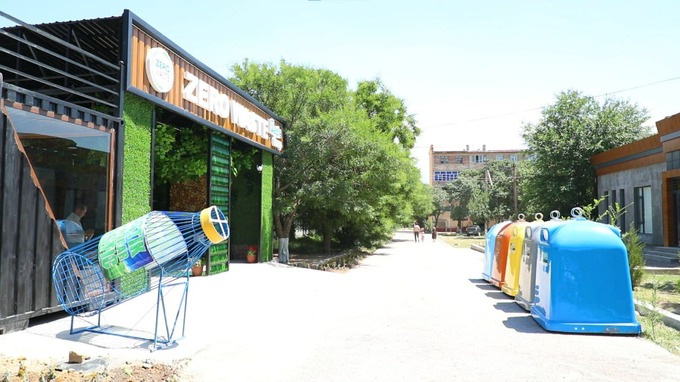 ангрен, мусор, сортировка отходов