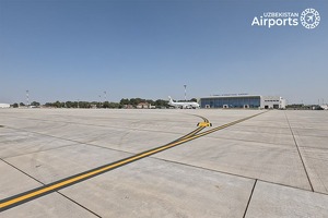 В аэропорту Термеза завершилась реконструкция аэродрома