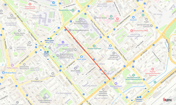 гастрономическая улица, общепит, ташкент, улица тараса шевченко