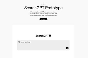 OpenAI анонсировала тестовый запуск собственного ИИ-поисковика
