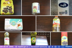 Toshkentdagi savdo shoxobchalarida 8 nomdagi mahsulotning sifatsiz ekani aniqlandi