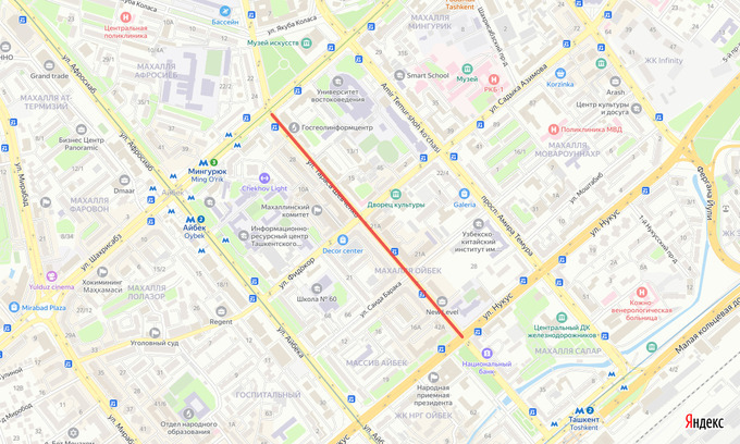 gastronomik ko‘cha, gastronomik turizm, mirobod, toshkent shahri