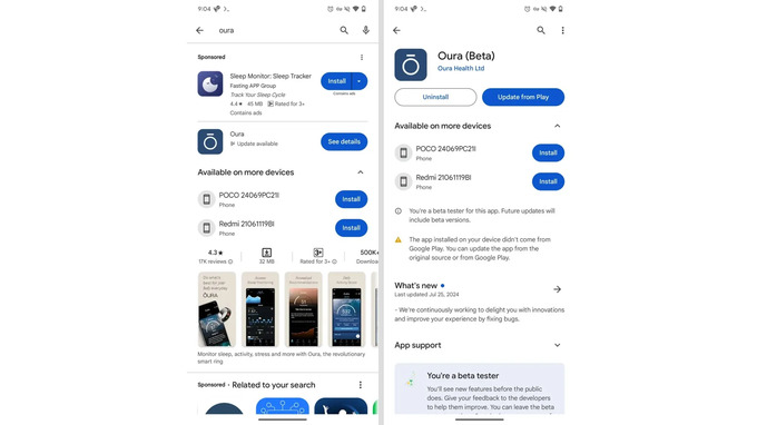 google, google play, ilovalar, yangilash