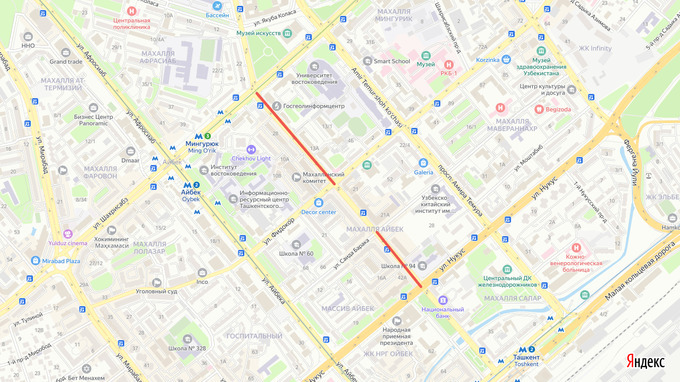 gastronomik ko‘cha, mirobod, toshkent shahri