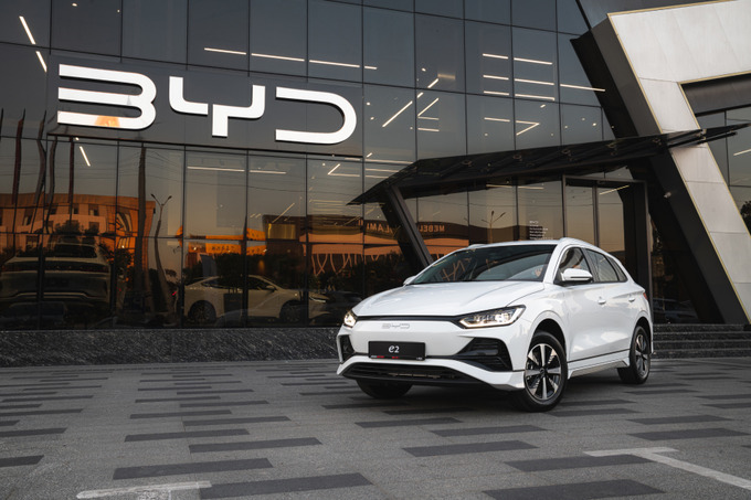 byd e2, реклама