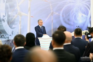 Президент дал старт возведению двух ветропарков в Каракалпакстане