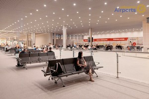 Toshkent aeroportining uchish zalida kutish hududi 2 ming kv metrga kengaytirildi