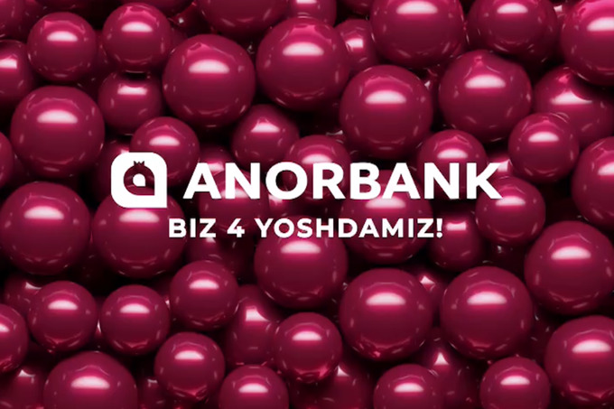 ANORBANK to‘rt yoshini nishonladi
