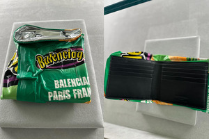 Balenciaga g‘ijimlangan chips paketi shaklidagi hamyonlarni chiqardi