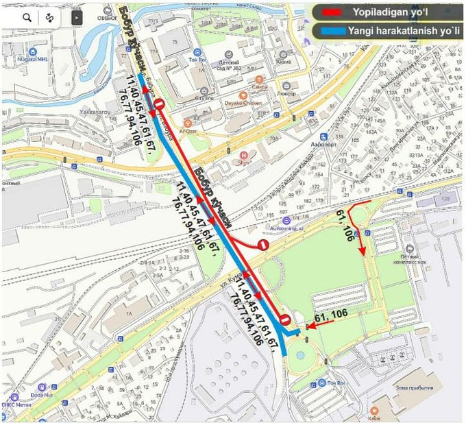 rekonstruksiya, toshkent shahri, toshkent xalqaro aeroporti, transport harakati