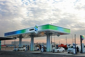 Saneg открыла первую собственную автозаправку в Ташкенте