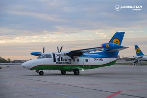 Uzbekistan Airways uchinchi LET L-410 havo kemasini qabul qildi