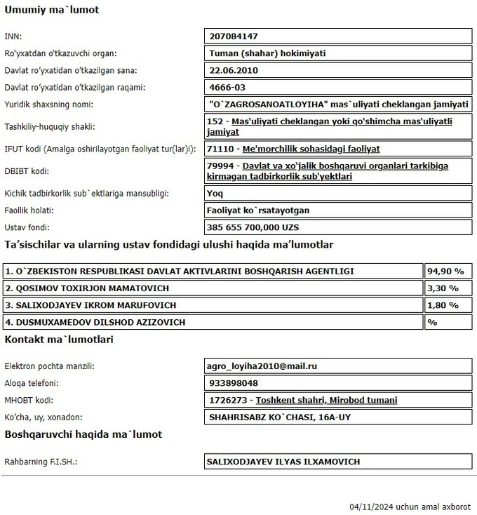 приватизация, узагросаноатлойиха