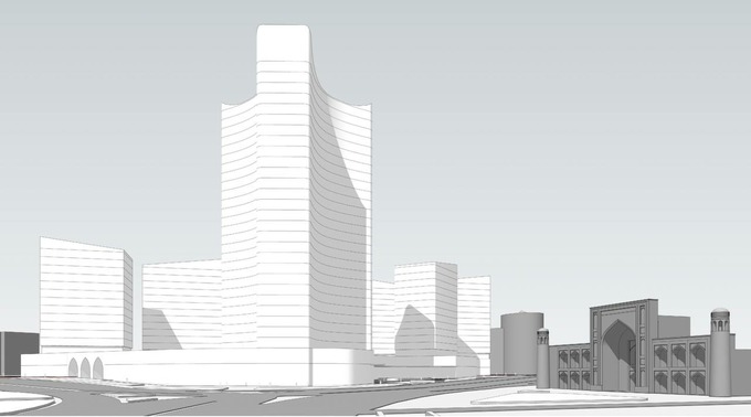 chorsu, mehmonxona, rekonstruksiya, tchoban voss architekten, toshkent shahri