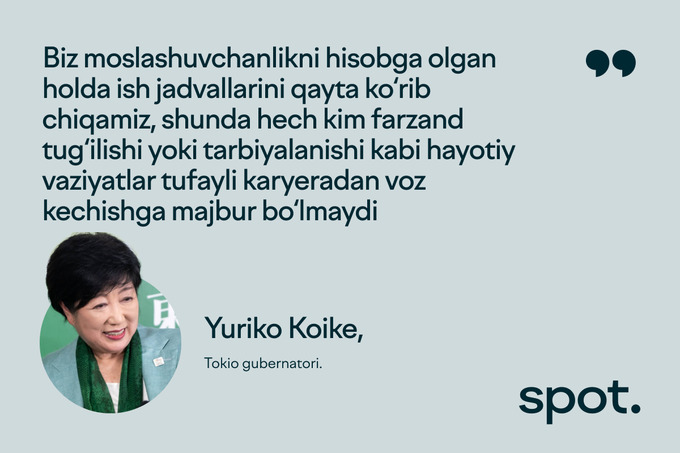 4 kunlik, ish haftasi, tokio