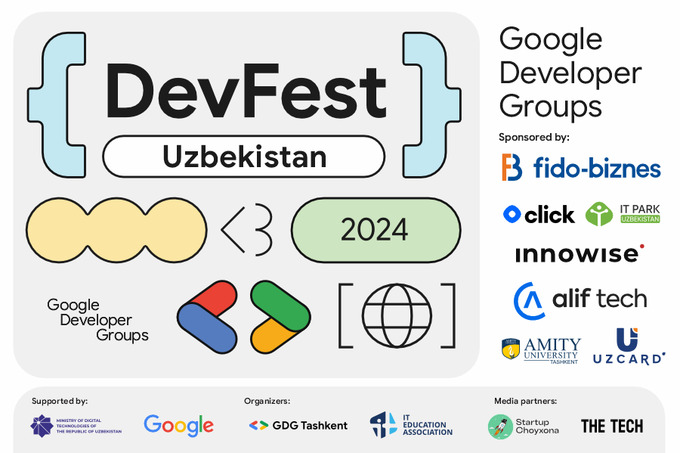 В Ташкенте пройдет фестиваль GDG DevFest 2024