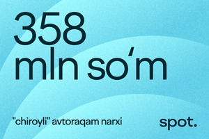 Auksionda “chiroyli” avtoraqam 358 mln so‘mga sotildi