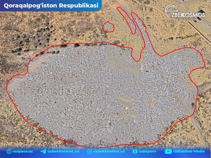 мусорный полигон, отходы, узбеккосмос, экология