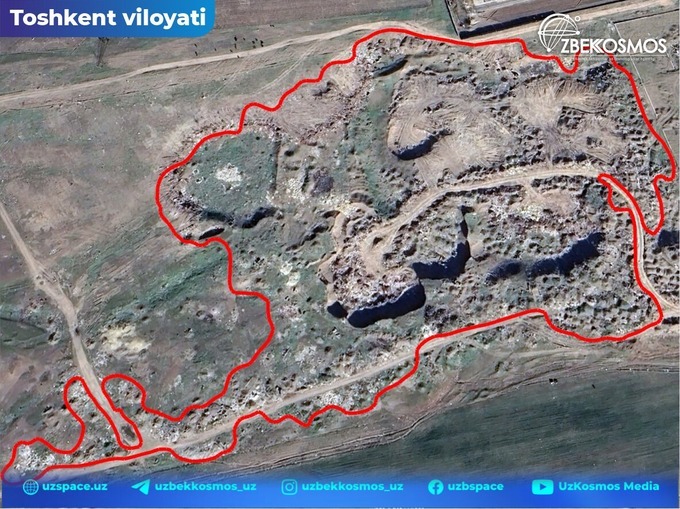 мусорный полигон, отходы, узбеккосмос, экология