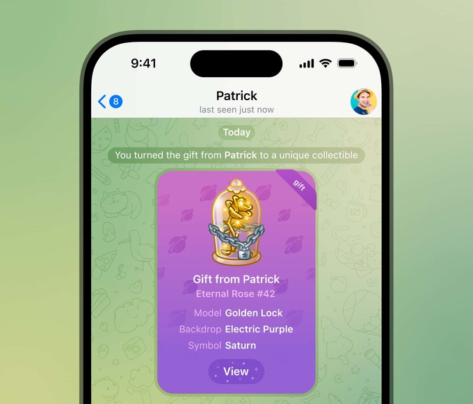 telegram, yangilanish