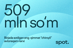 Auksionda eng qimmat “chiroyli” avtoraqam 509 mln so‘mga sotildi