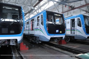 Ташкентский метрополитен получил 3 новых подвижных состава