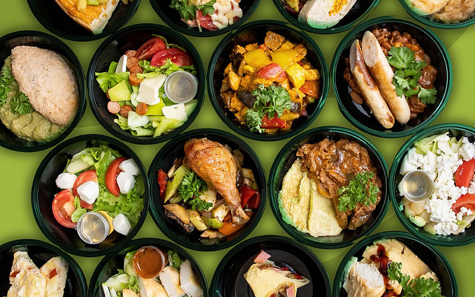 готовая еда, сервис доставки