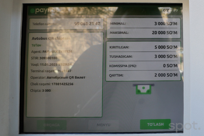 avtobus, jamoat transporti, qo'llanma, qr-chipta, videoqo‘llanma