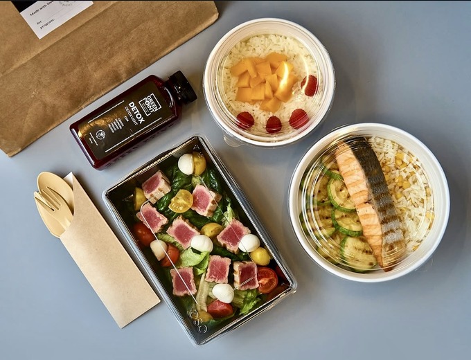 готовая еда, сервис доставки