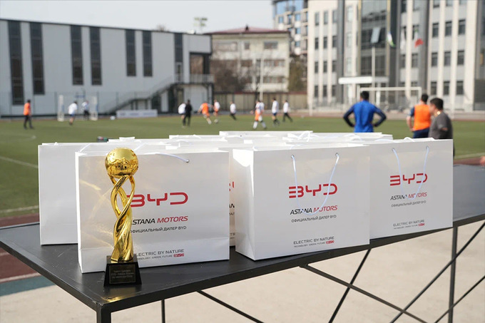 BYD Astana Motors mijozlar bilan futbol musobaqasi o‘tkazdi