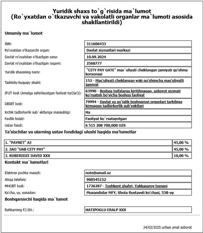 city pay gate, ilma, kripto-aktivlar, litsenziya, kriptovalyuta, napp