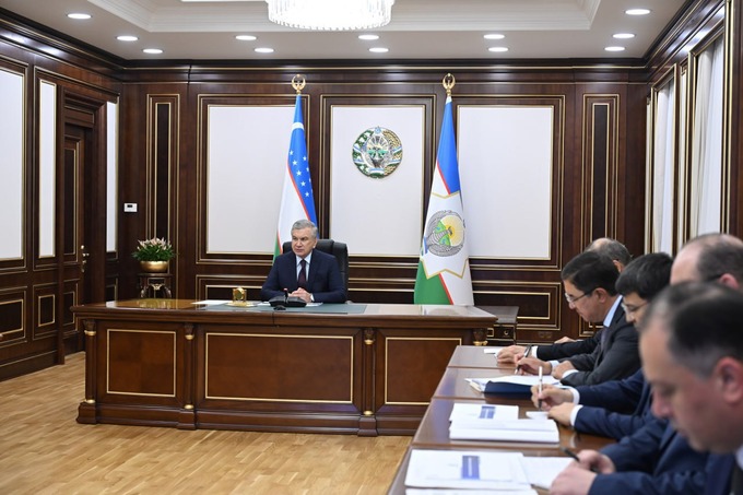 узкимесаноат, химпром, шавкат мирзиеев