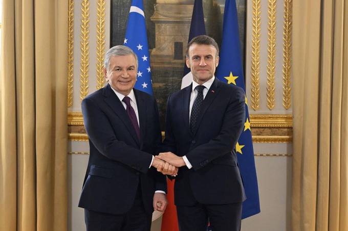 emmanuel makron, fransiya, hamkorlik, prezident, shavkat mirziyoyev