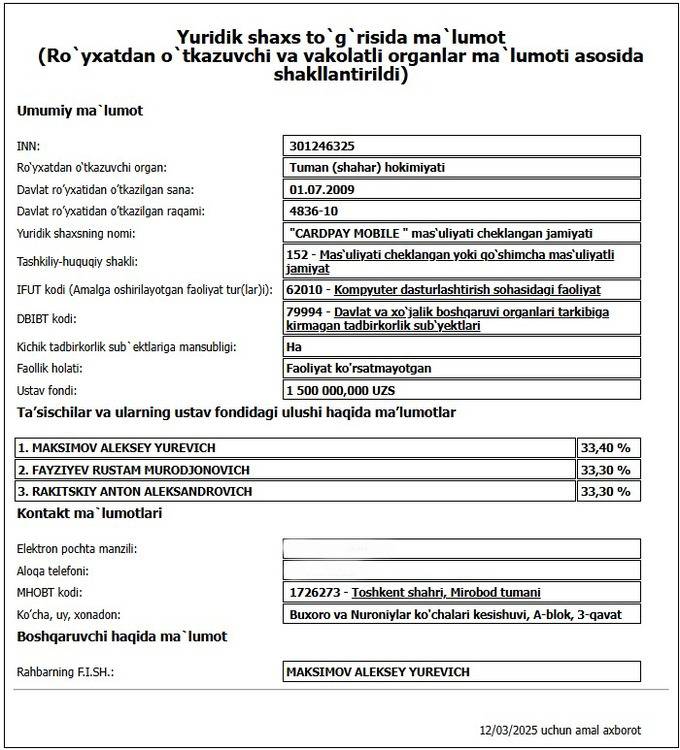 aleksey maksimov, humo