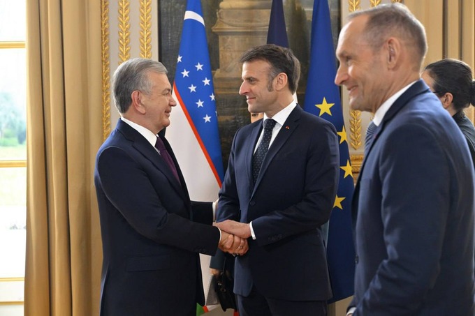 emmanuel makron, fransiya, hamkorlik, prezident, shavkat mirziyoyev