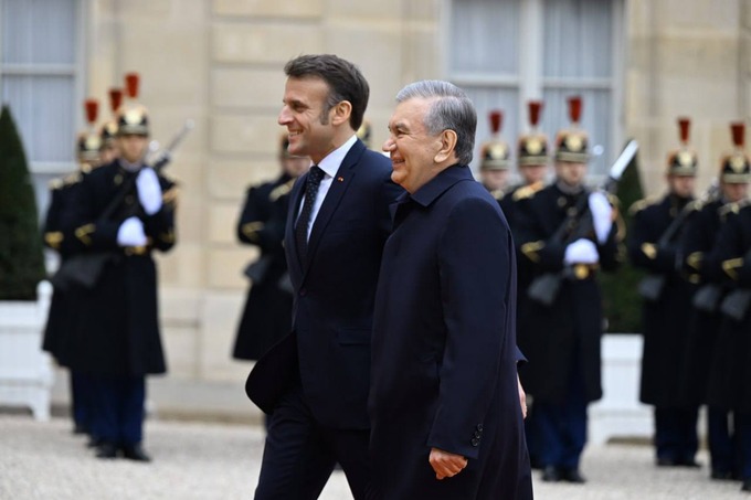 prezident, shavkat mirziyoyev, Emmanuel Makron, hamkorlik, fransiya