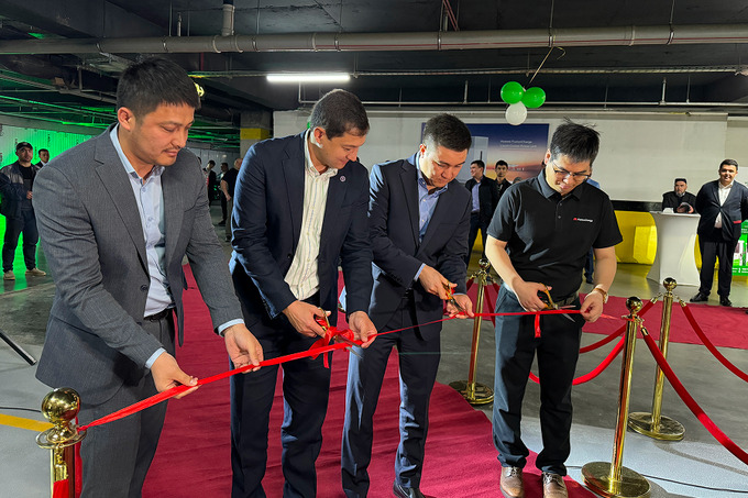 В Ташкенте запущена система сверхбыстрой зарядной станции для электромобилей