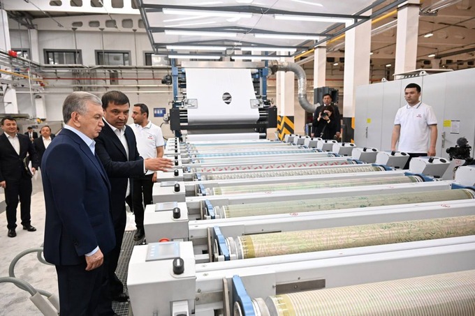 андижан, промышленность, текстиль, шавкат мирзиеев