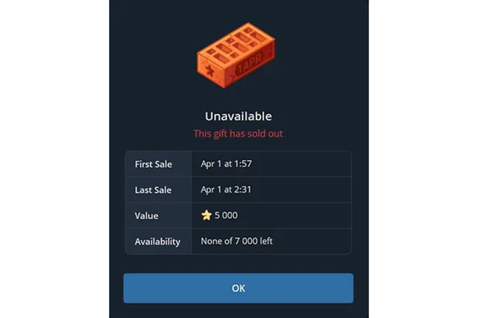 g'isht, sovg'alar, telegram, telegram stars