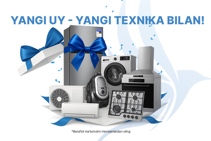 Parvoz turar joy majmuasi xonadon xaridida maishiy texnikani sovg‘a tariqasida taklif qilmoqda