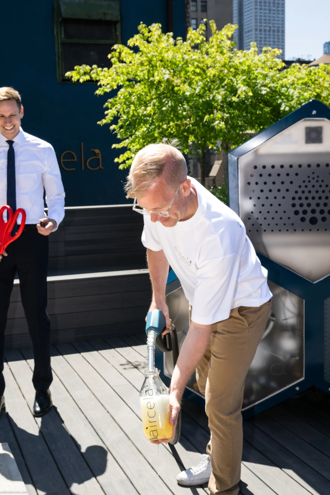 aircela, benzin, karbonat angidrid, qurilma, sintez