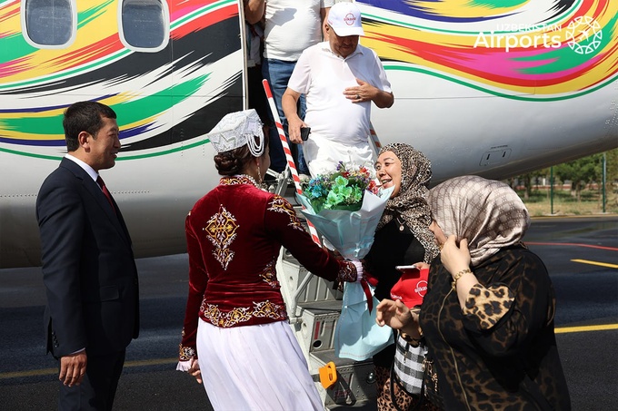 silk avia, uzbekistan airports, аэропорт, сариасия
